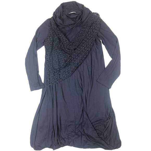 La Mouette Womens Navy Blue Dress - Picture 1 of 8